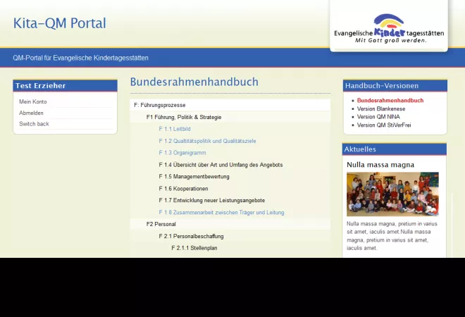 Kita-Qualitätsmanagement-Portal